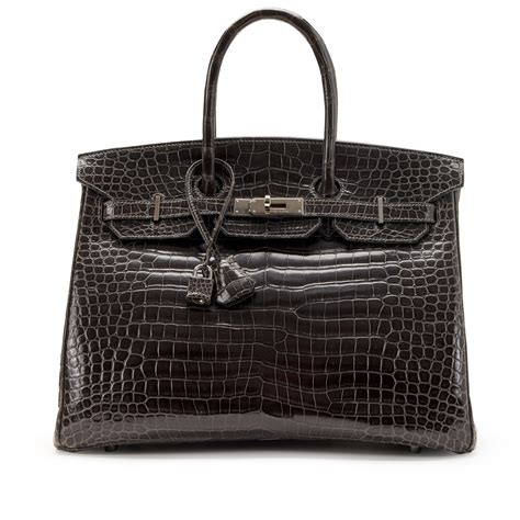 hermes graphite porosus crocodile birkin bag|hermes birkin crocodile bags.